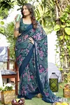 Shivakshi Vol 5 By Vallabhi Georgette Printed Fancy Saree Suppliers In India
